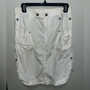 Diesel industries white midi skirt